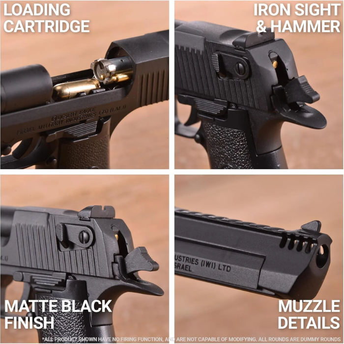 Miniature Desert Eagle Metal Keychain – Third Scale Co. 1:3 Scale Replica Model