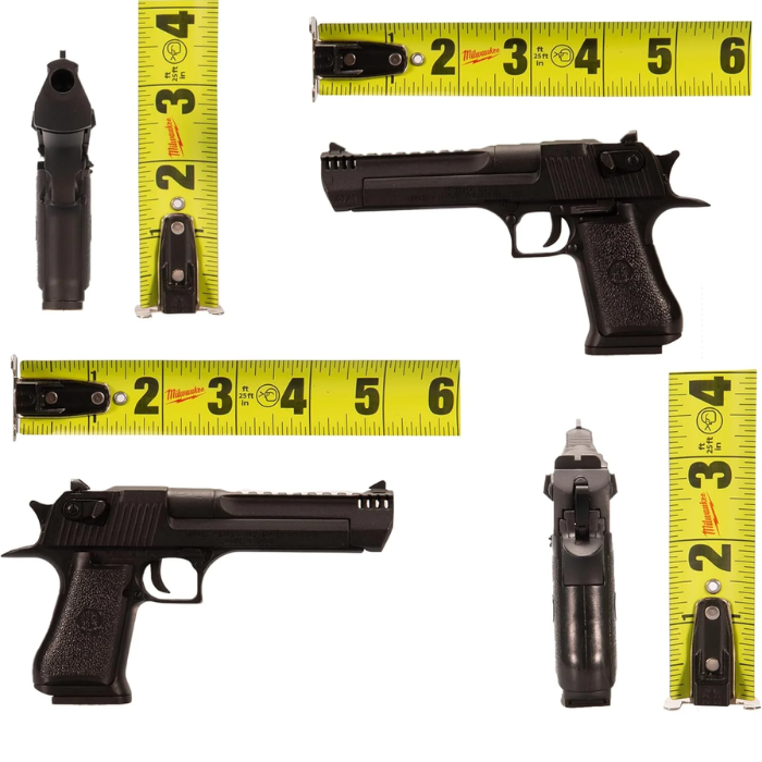 Miniature Desert Eagle Metal Keychain – Third Scale Co. 1:3 Scale Replica Model