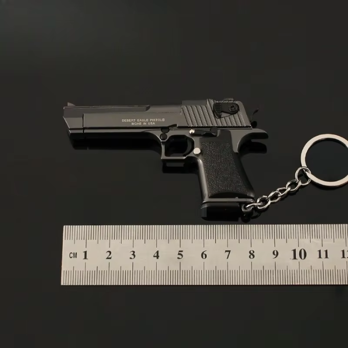 Miniature Desert Eagle Metal Keychain – Third Scale Co. 1:3 Scale Replica Model