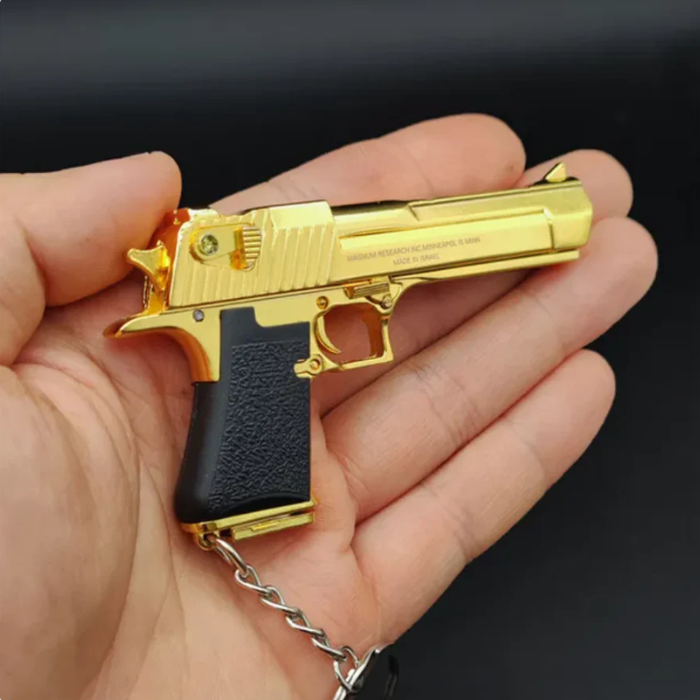 Miniature Desert Eagle Metal Keychain – Third Scale Co. 1:3 Scale Replica Model