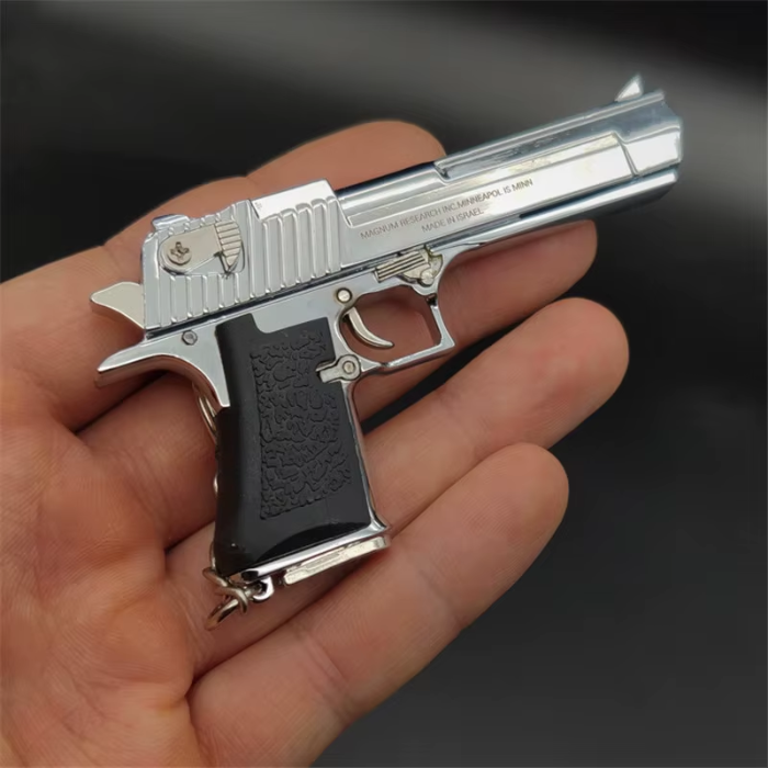 Miniature Desert Eagle Metal Keychain – Third Scale Co. 1:3 Scale Replica Model