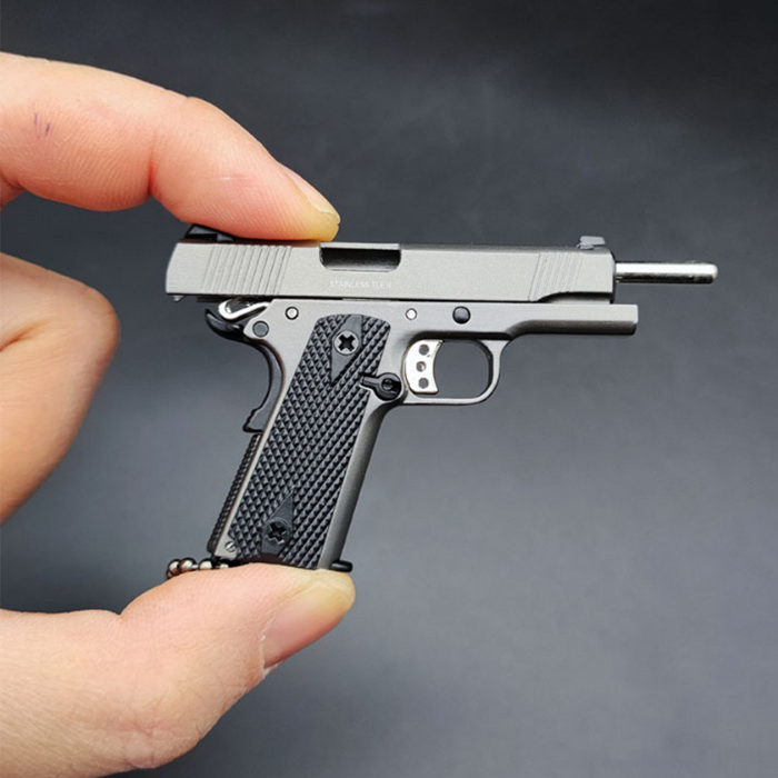 Miniature Kimber 1911 Metal Keychain – Third Scale Co. 1:3 Scale Replica Model