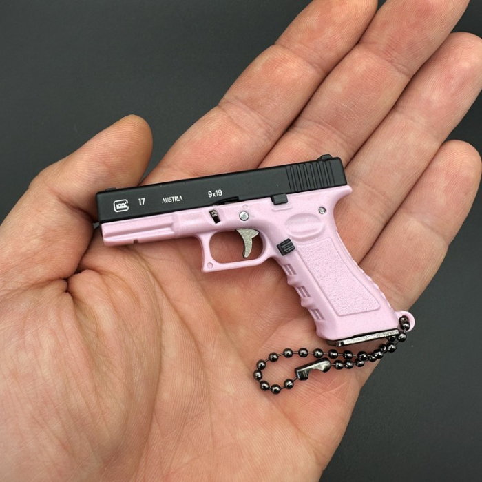 Miniature Glock 17 Metal Keychain – Third Scale Co. 1:3 Scale Replica Model