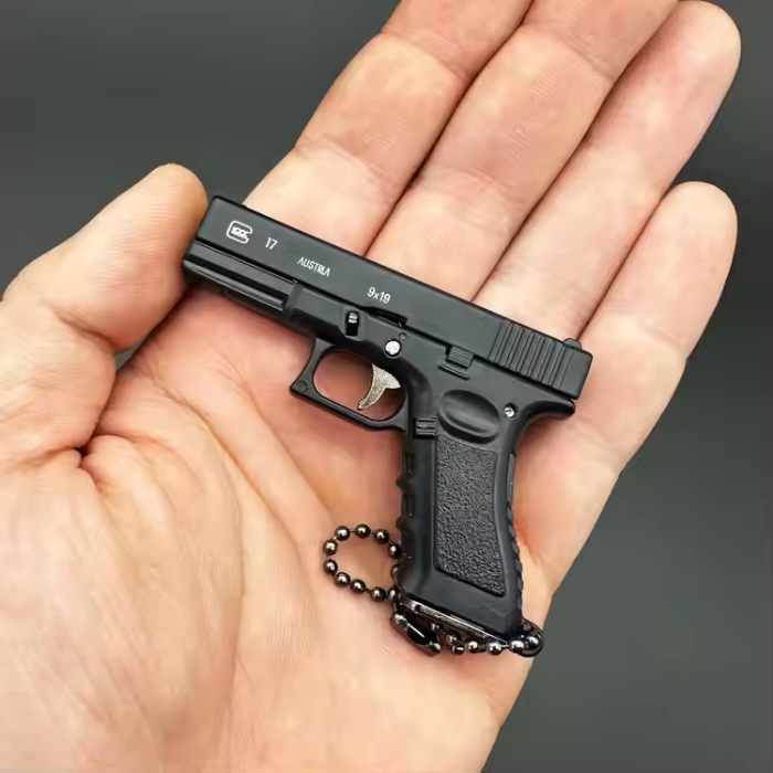 Miniature Glock 17 Metal Keychain – Third Scale Co. 1:3 Scale Replica Model