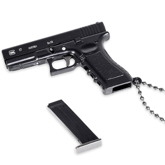 Miniature Glock 17 Metal Keychain – Third Scale Co. 1:3 Scale Replica Model