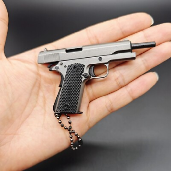 Miniature 1911 Metal Keychain – Third Scale Co. 1:3 Scale Replica Model