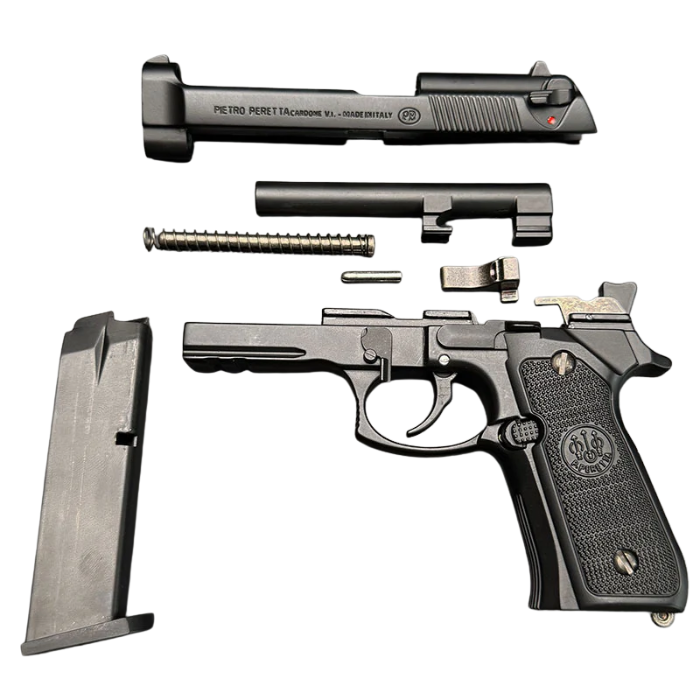 Miniature Beretta Metal Keychain – Third Scale Co. 1:3 Scale Replica Model