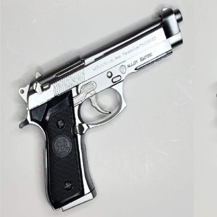 Miniature Beretta Metal Keychain – Third Scale Co. 1:3 Scale Replica Model