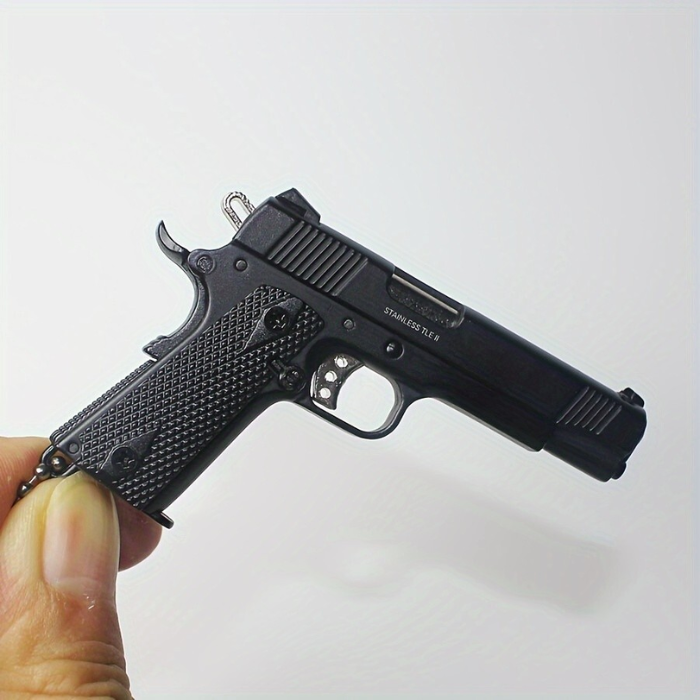 Miniature Kimber 1911 Metal Keychain – Third Scale Co. 1:3 Scale Replica Model